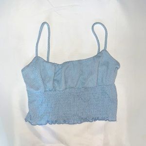 Women’s Windsor Blue Ruched Tank Top